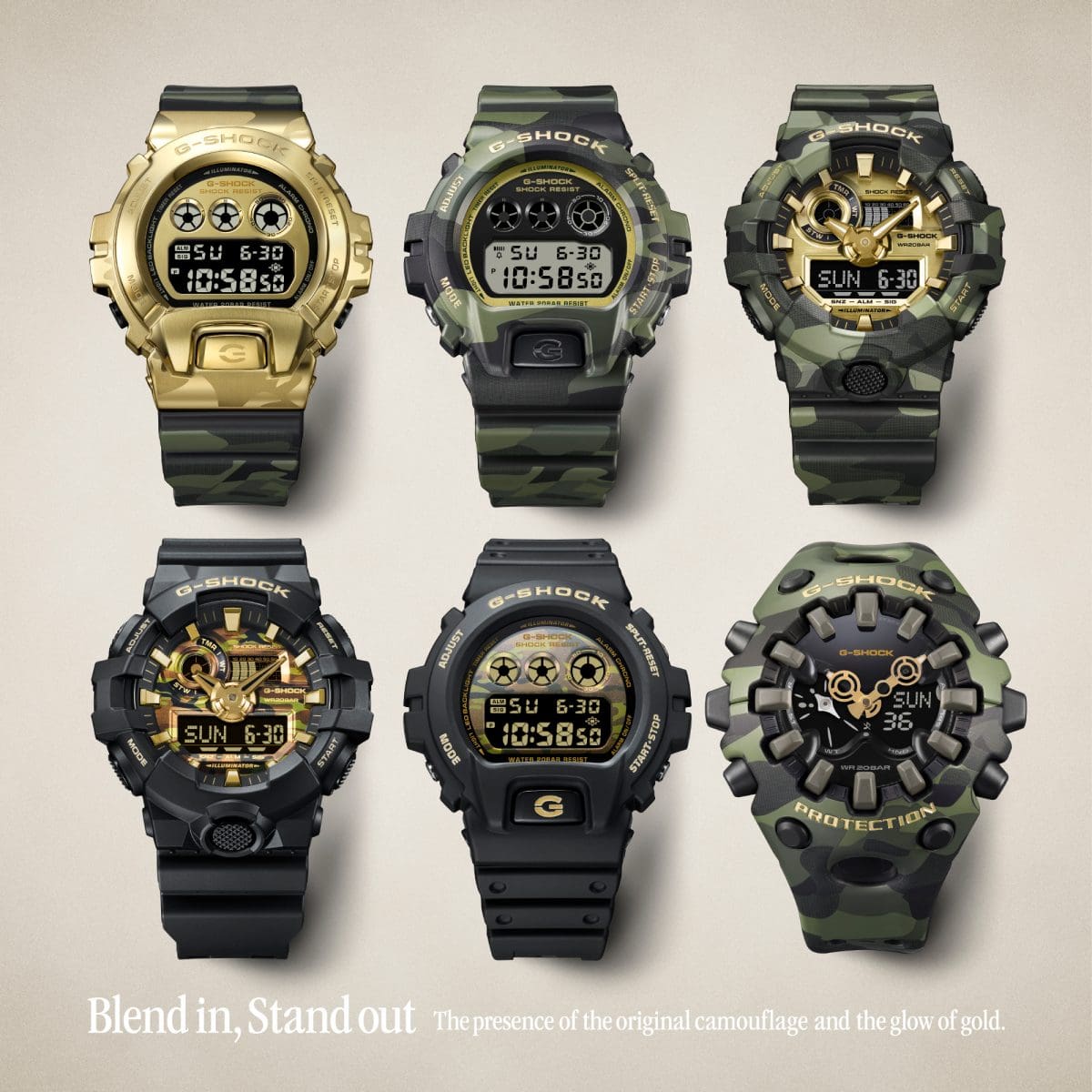 CasioカシオG-SHOCK GA-700C クォーツ腕時計 GA700CF-1A | G-SHOCK ANALOG-DIGITAL Black | CASIO